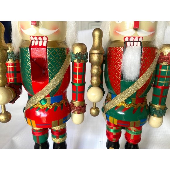 Nutcracker Christmas decoration 2 figurines wooden - Picture 8 of 9
